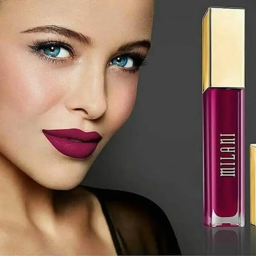 Milani Amore Matte Lip Creme 18 OBSESSION, deep cool toned berry NEW SEALED